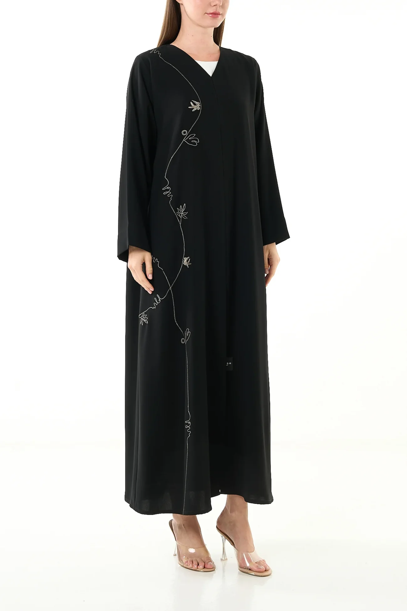 Black Jaime Crepe Abaya