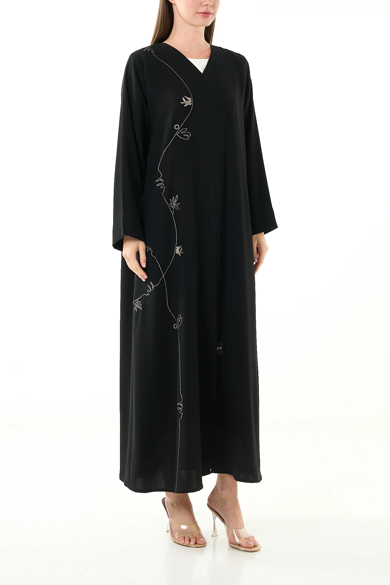 Black Jaime Crepe Abaya