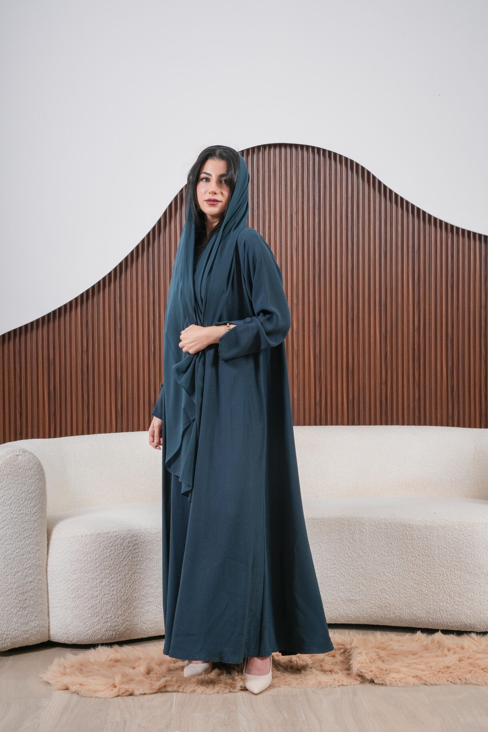 Sapphire Veil Abaya