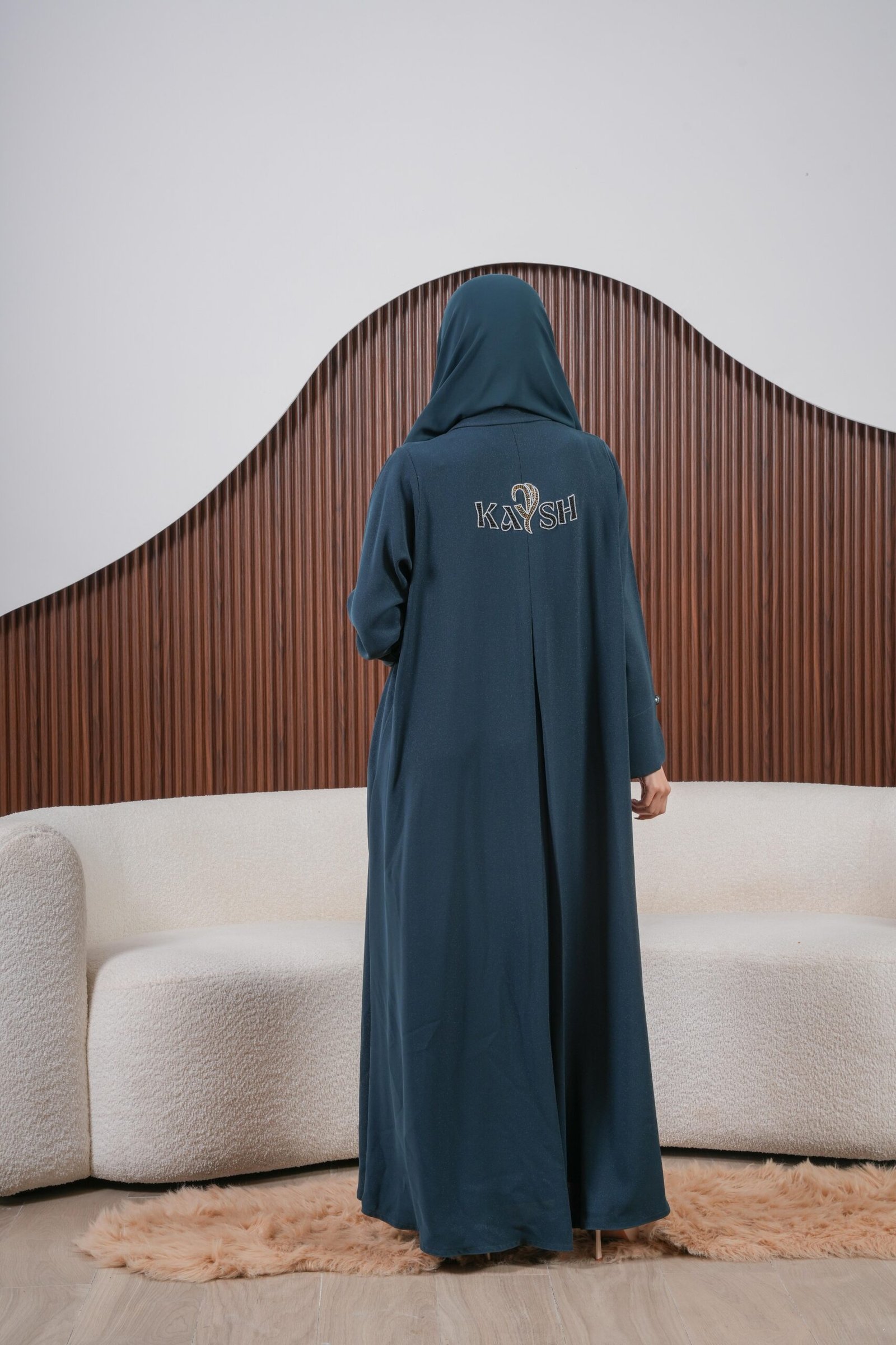 Sapphire Veil Abaya - Image 10