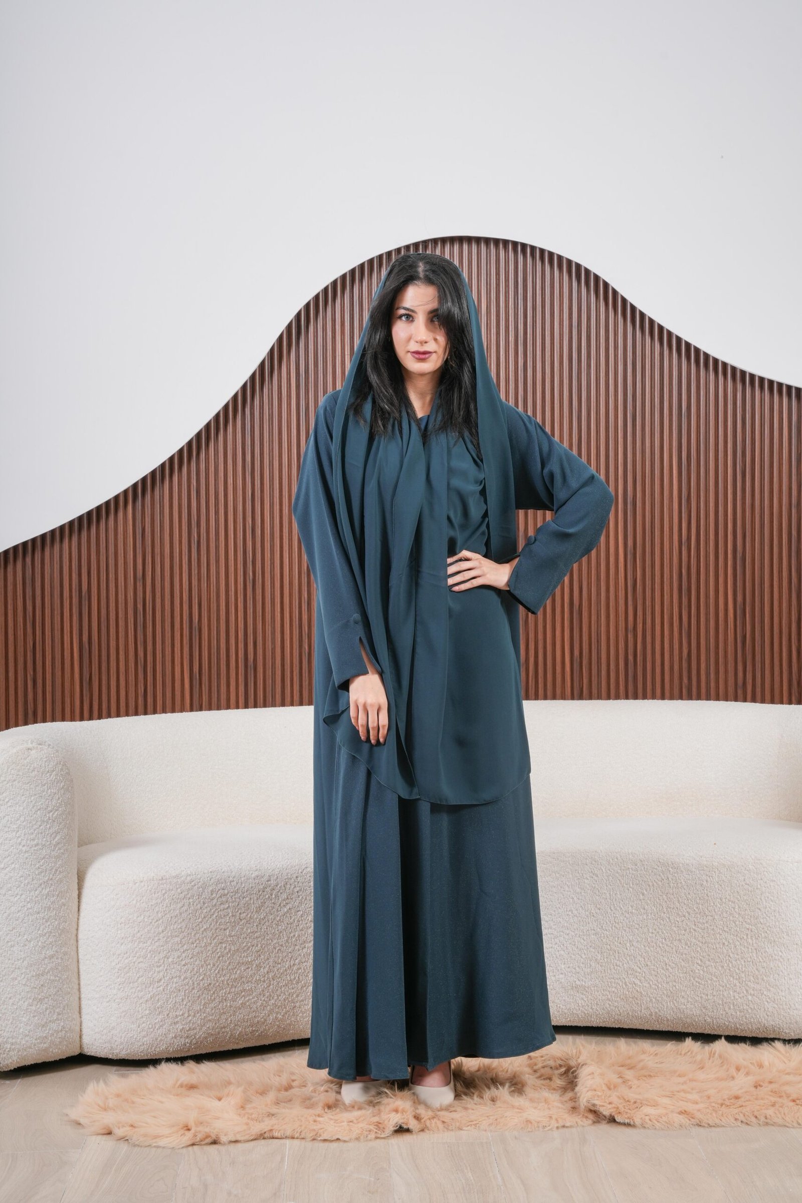 Sapphire Veil Abaya - Image 7