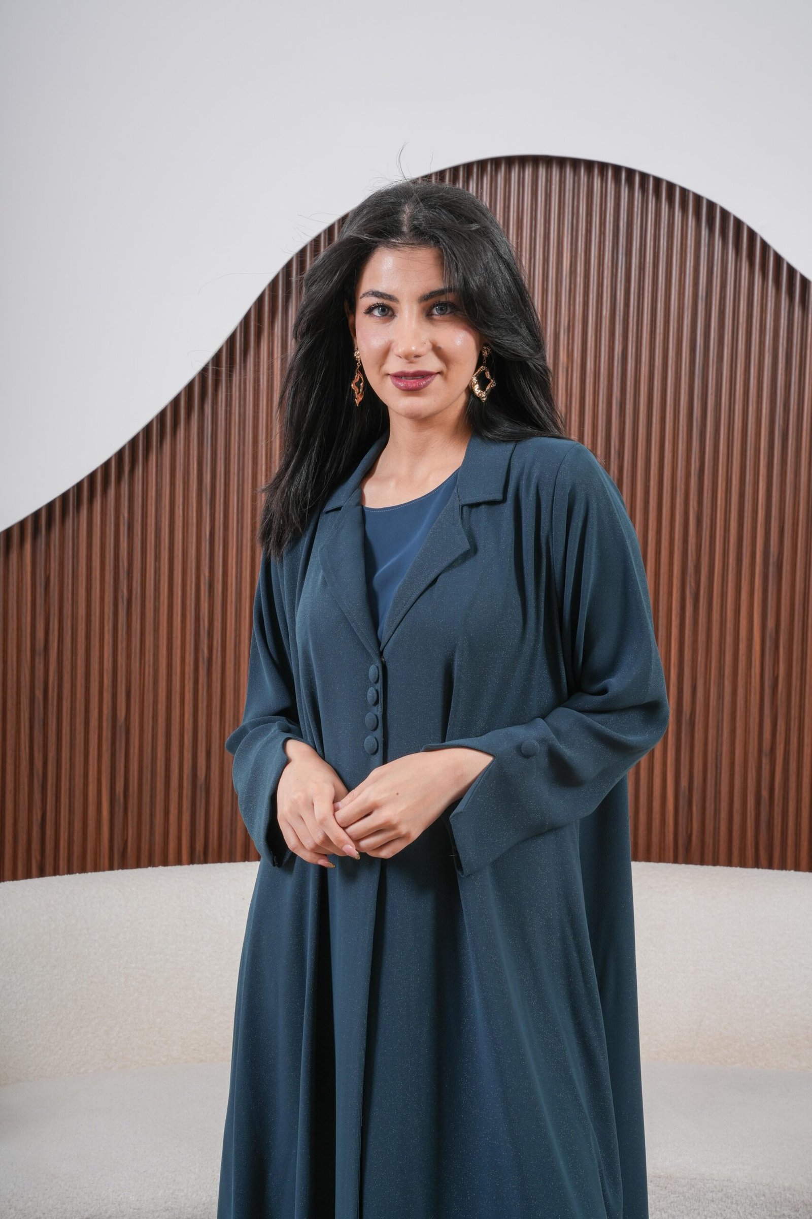 Sapphire Veil Abaya - Image 5