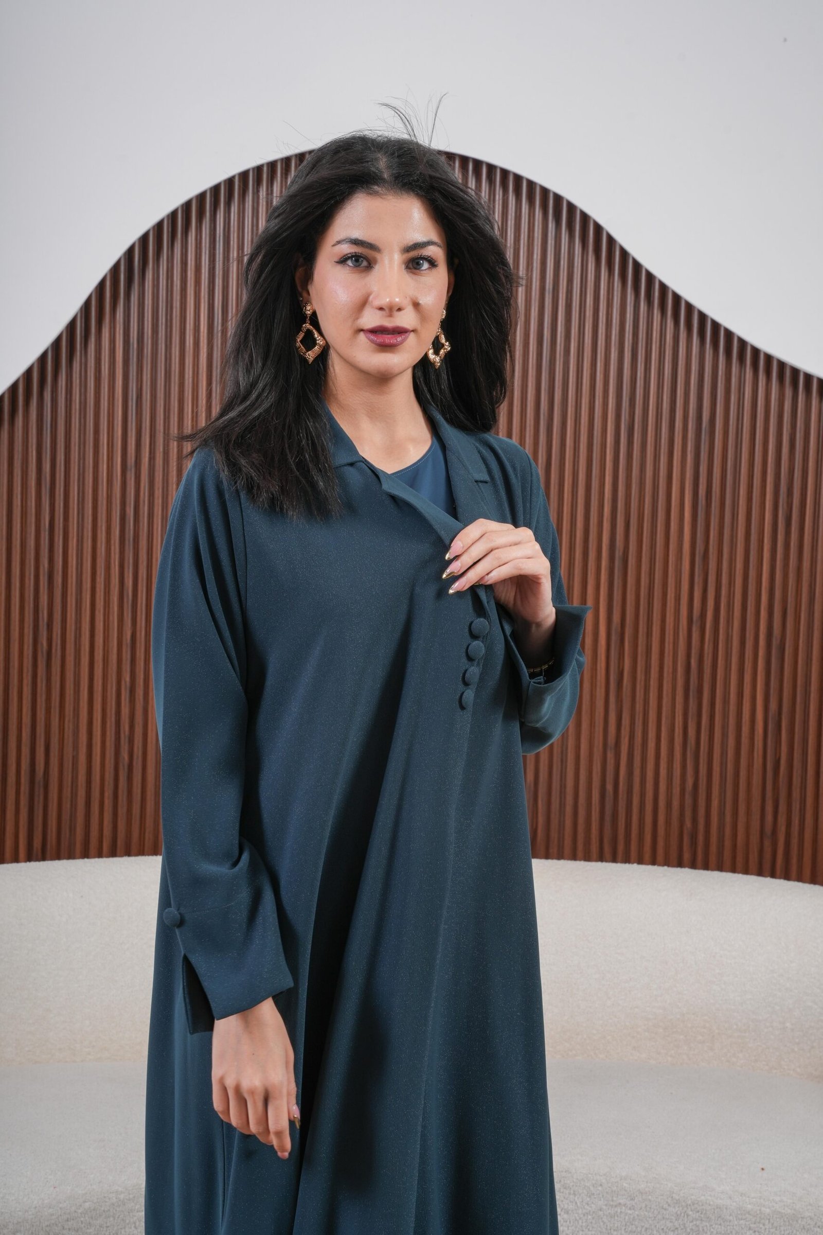 Sapphire Veil Abaya - Image 2