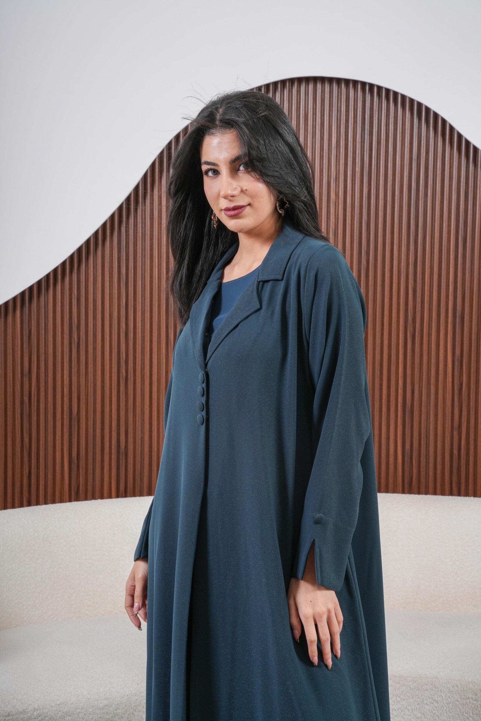 Sapphire Veil Abaya - Image 14