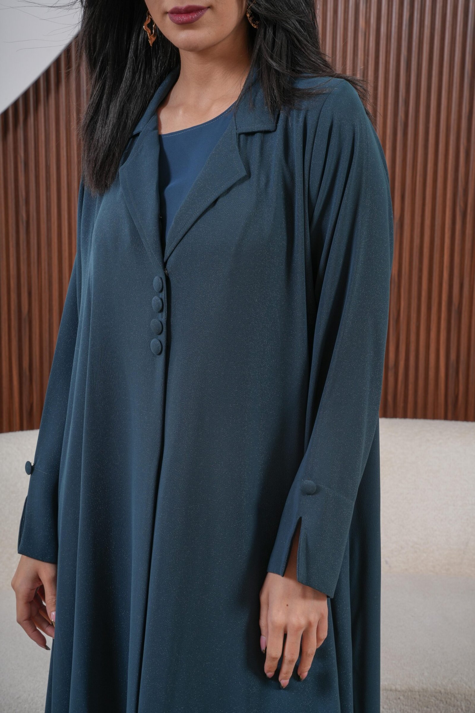 Sapphire Veil Abaya - Image 13