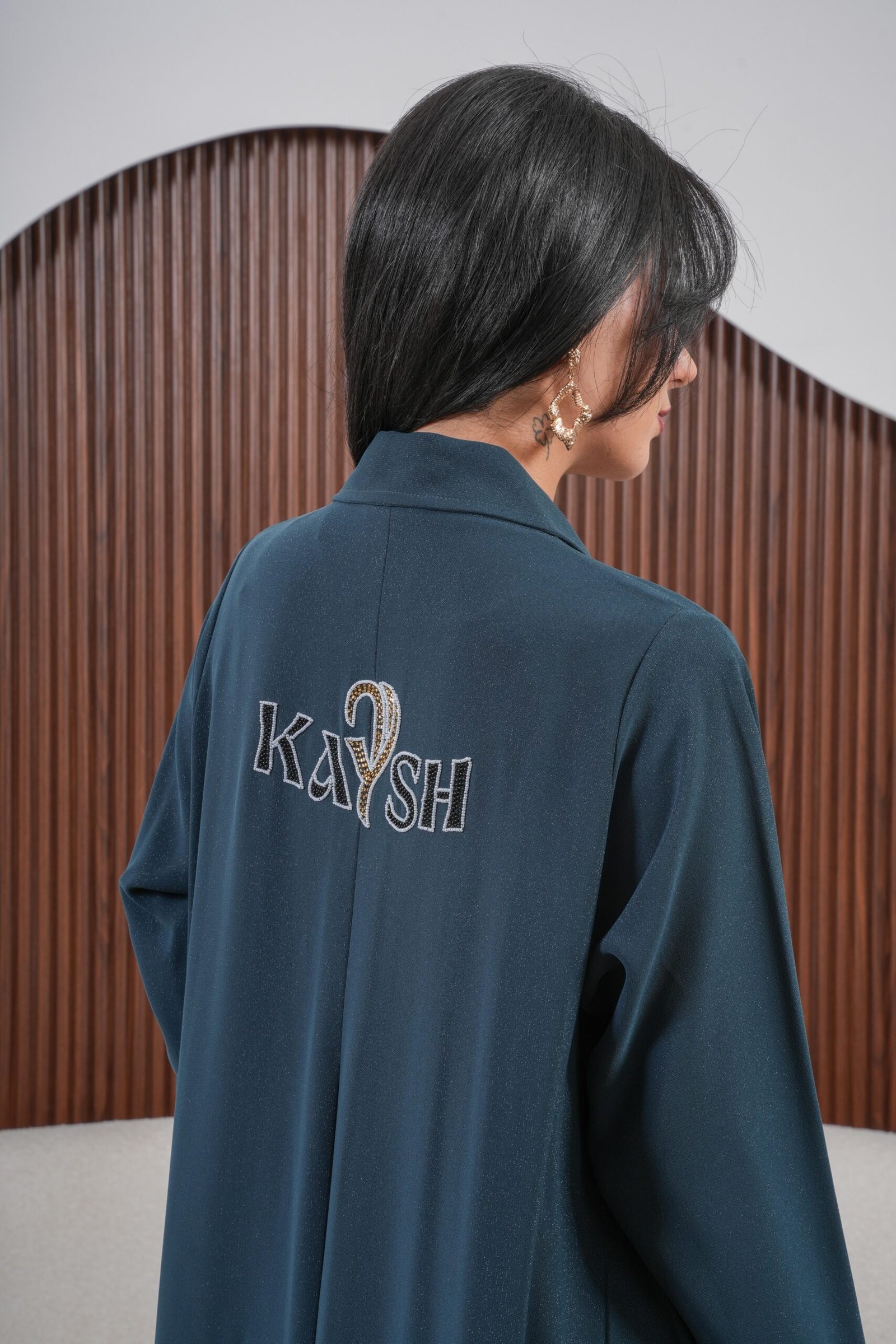 Sapphire Veil Abaya - Image 11