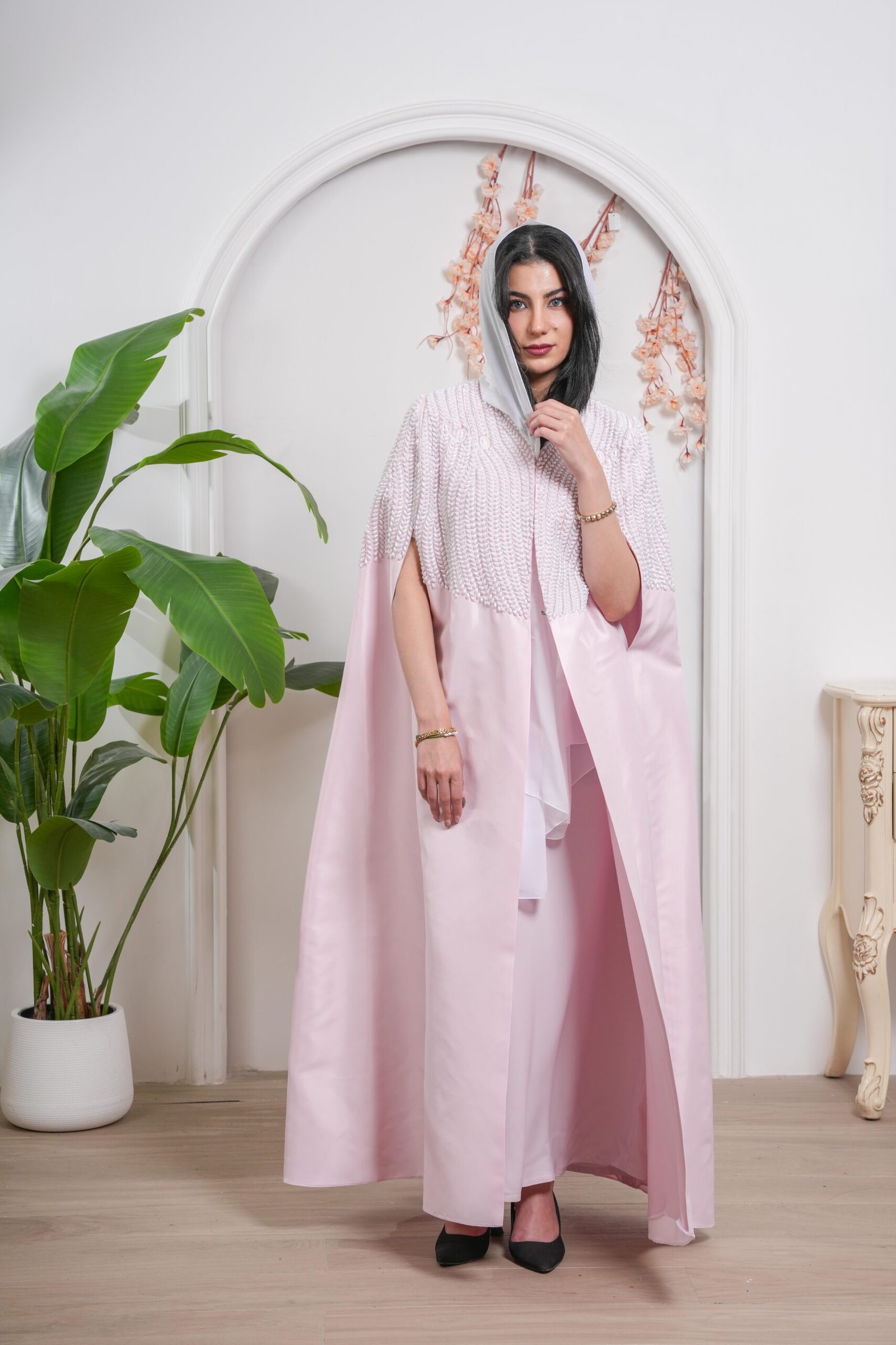 Blush Pearl Abaya - Image 10