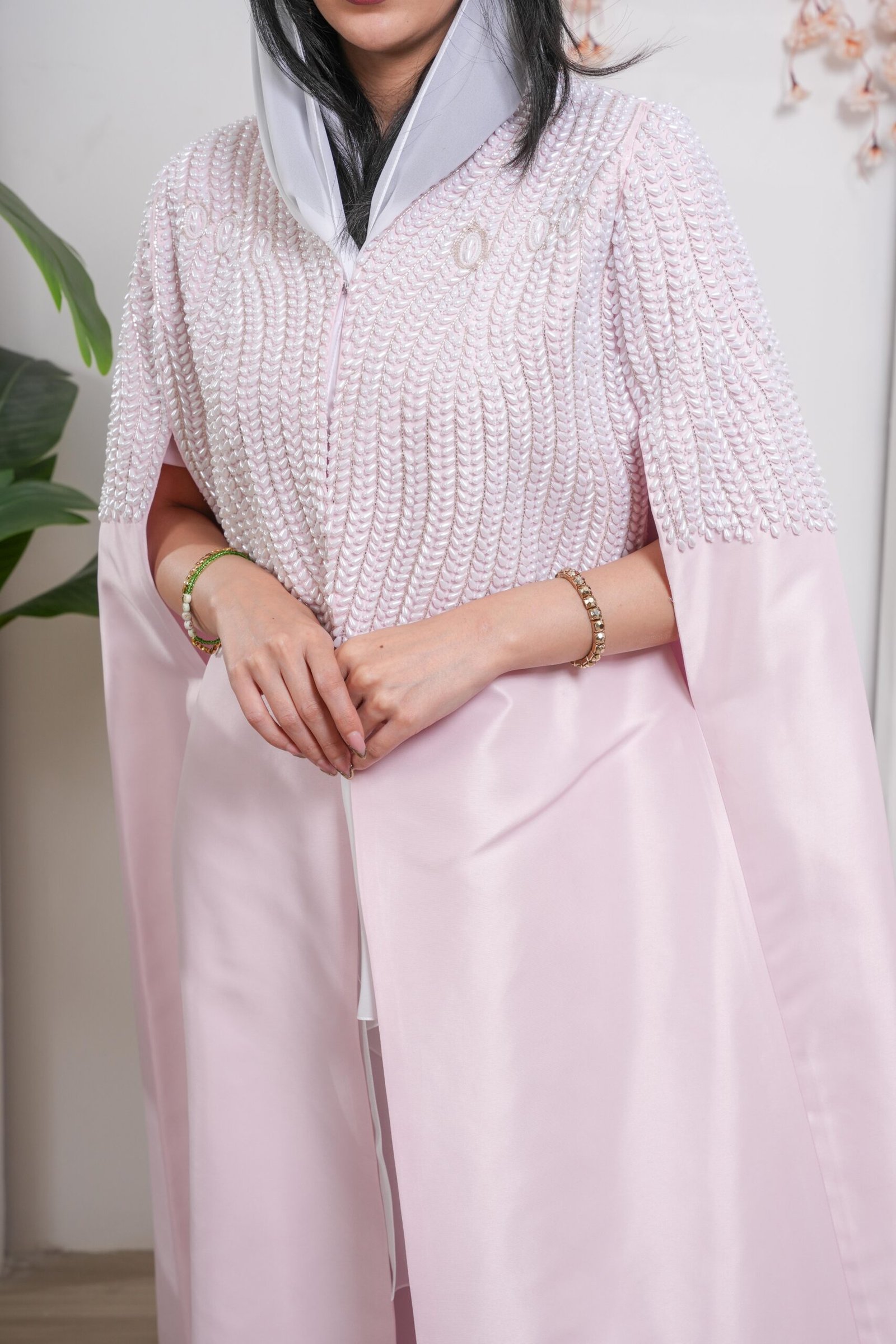 Blush Pearl Abaya - Image 6
