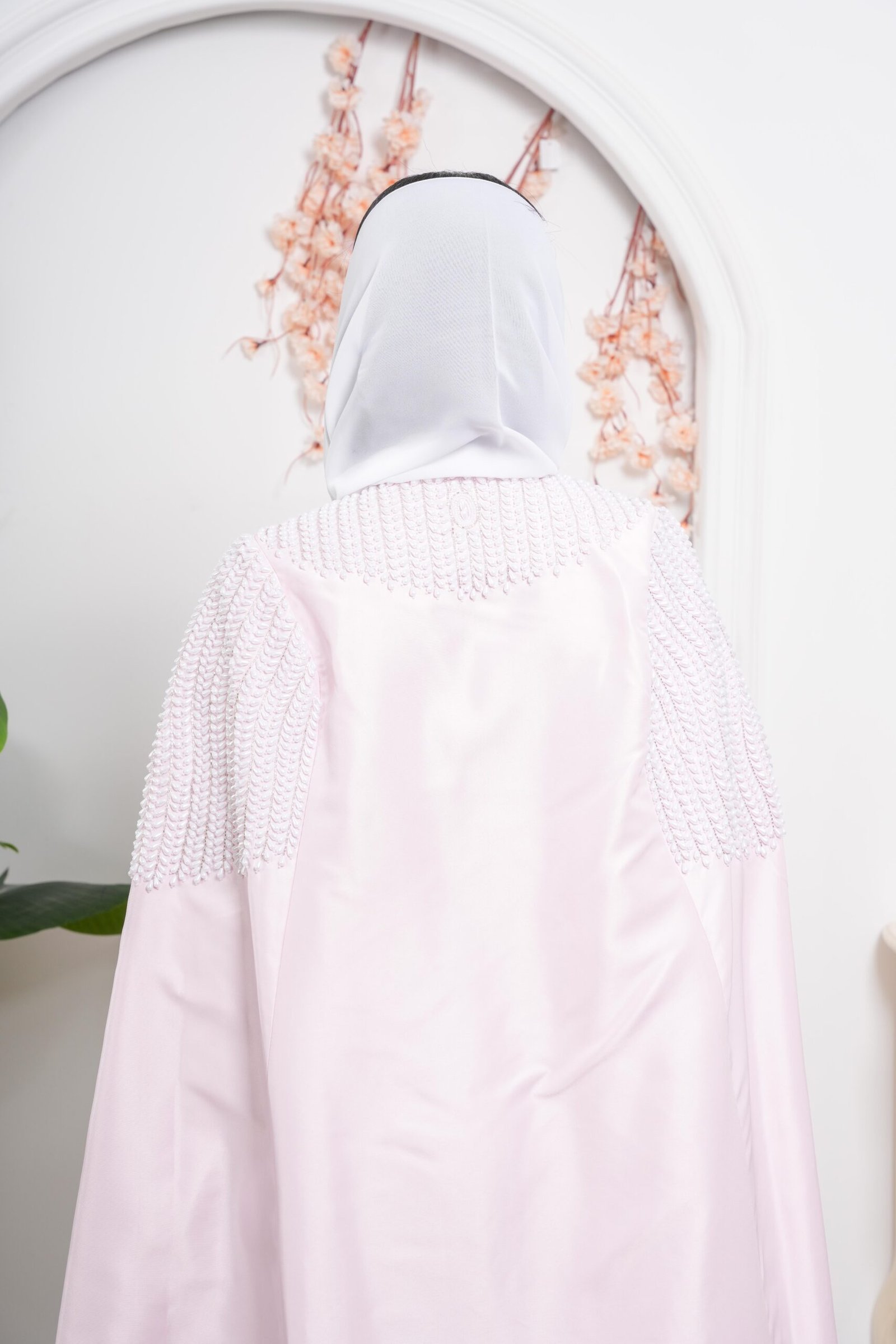 Blush Pearl Abaya - Image 9