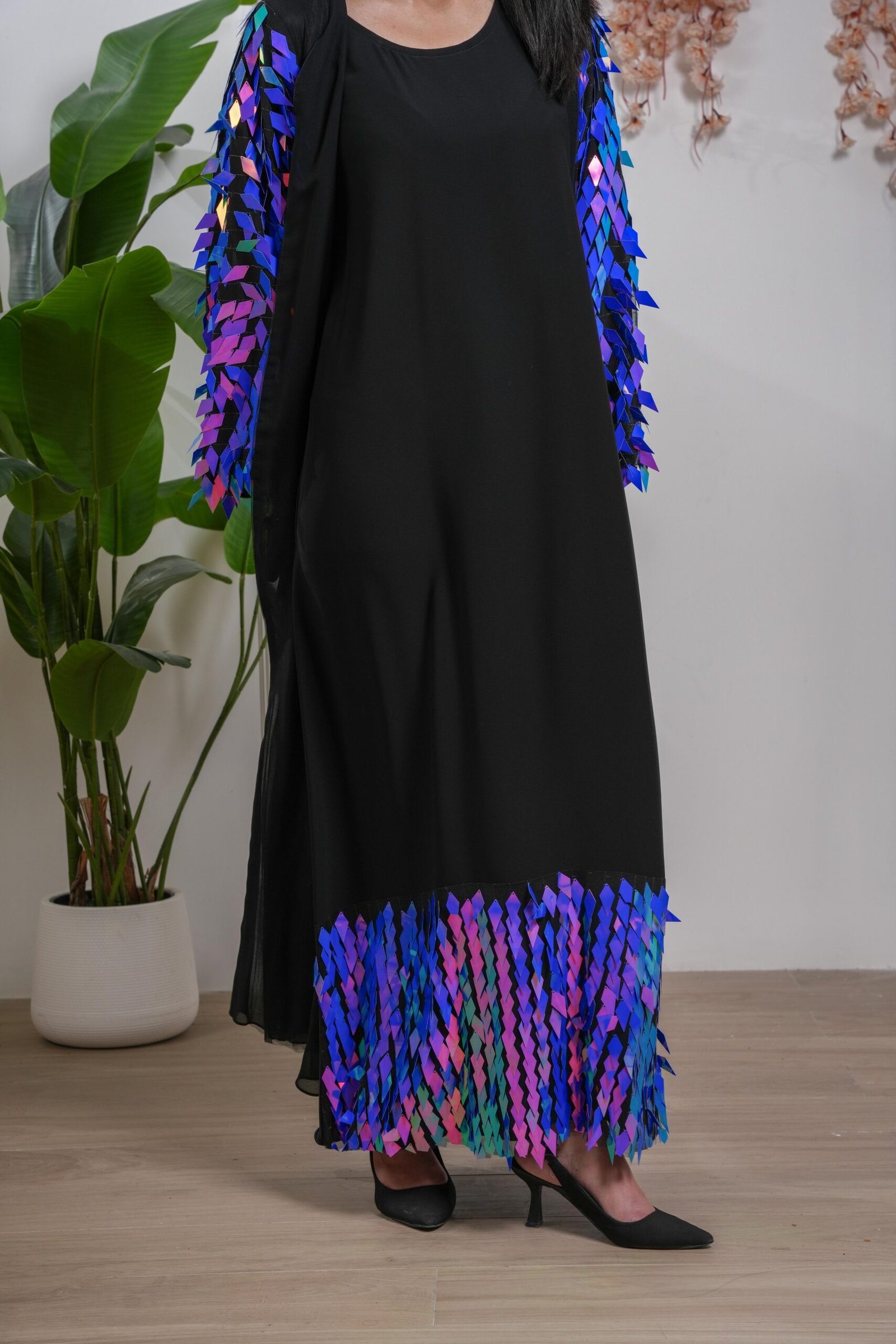 Midnight Prism Abaya - Image 3