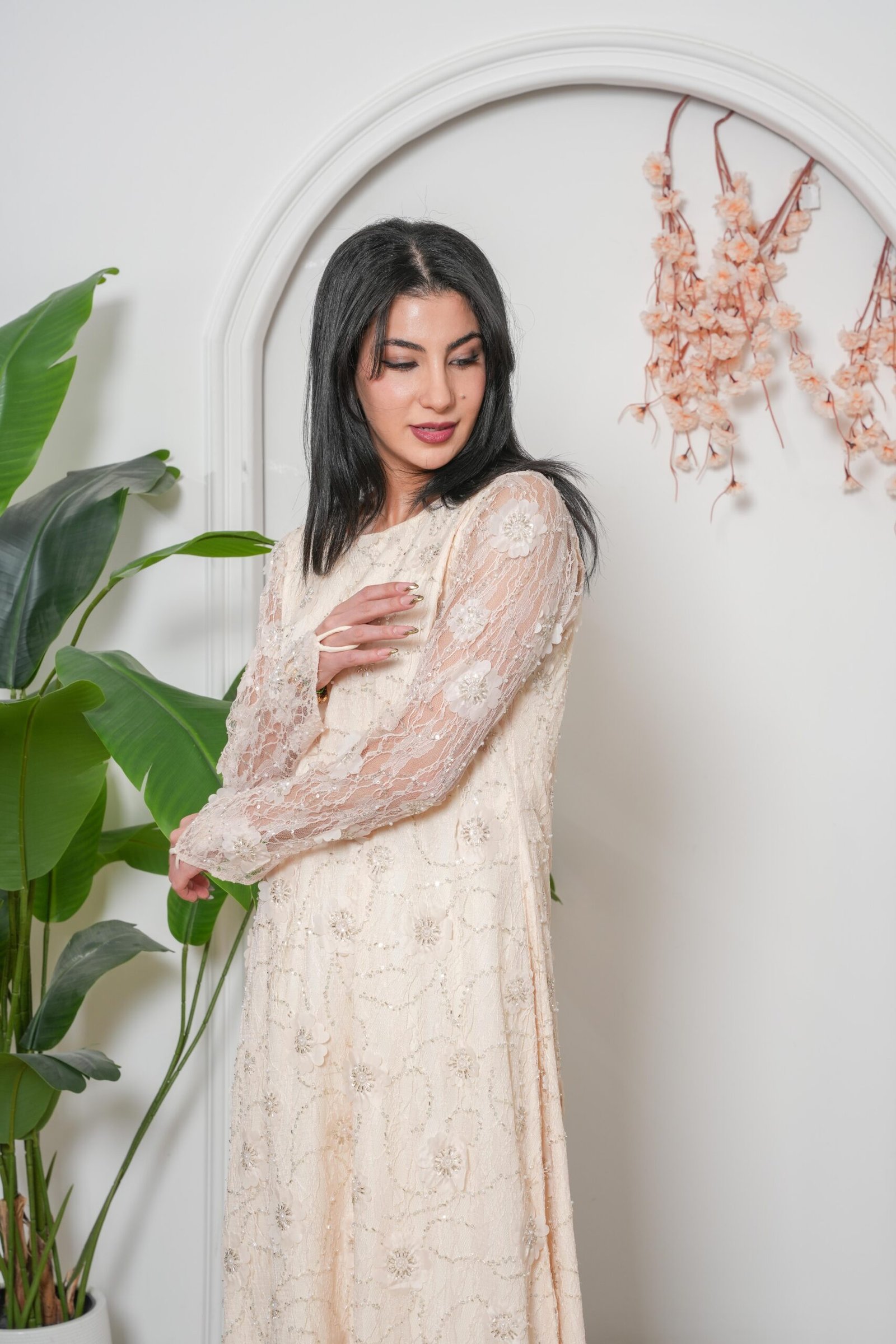 Celeste Ivory Abaya - Image 17