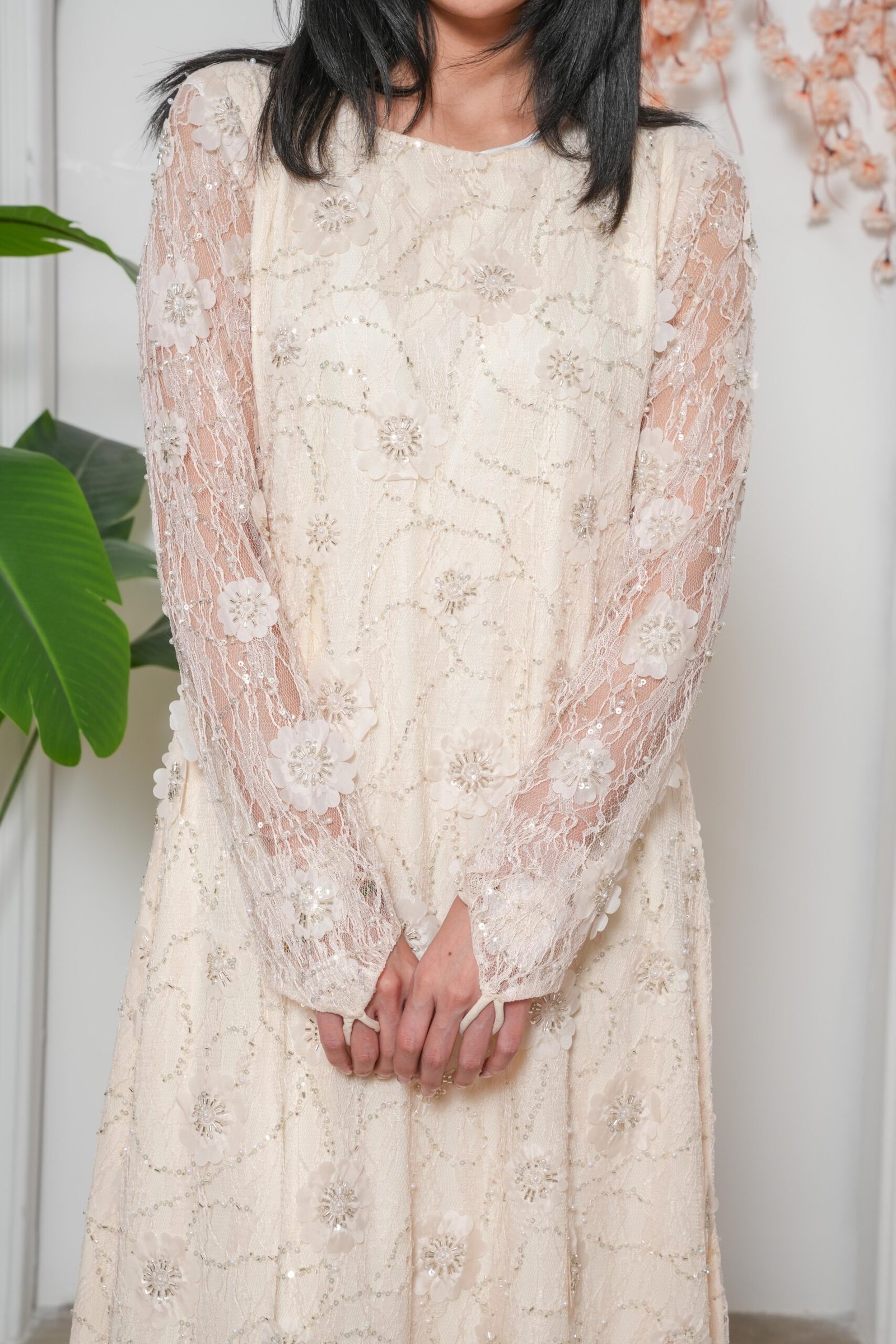 Celeste Ivory Abaya - Image 9