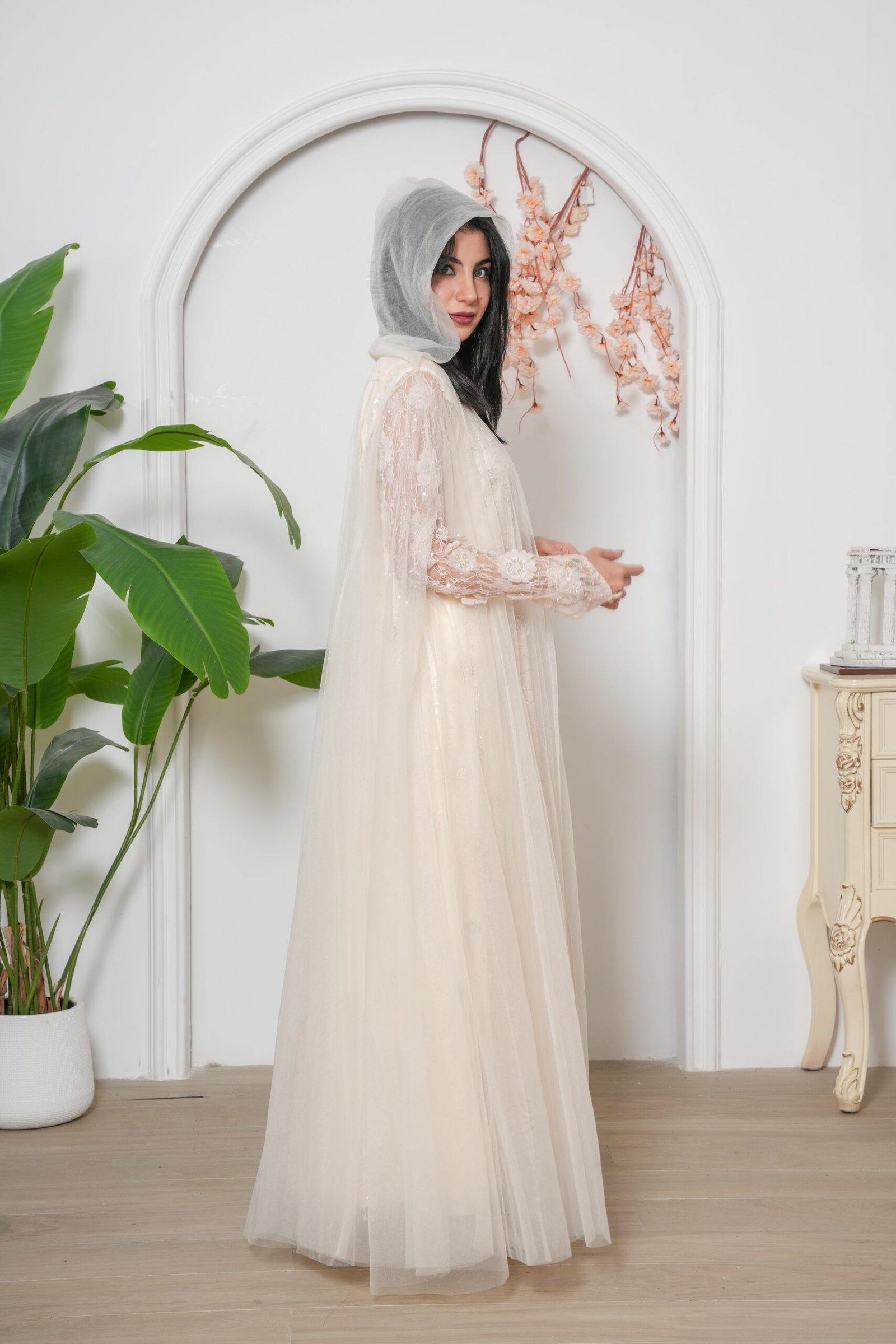Celeste Ivory Abaya - Image 5