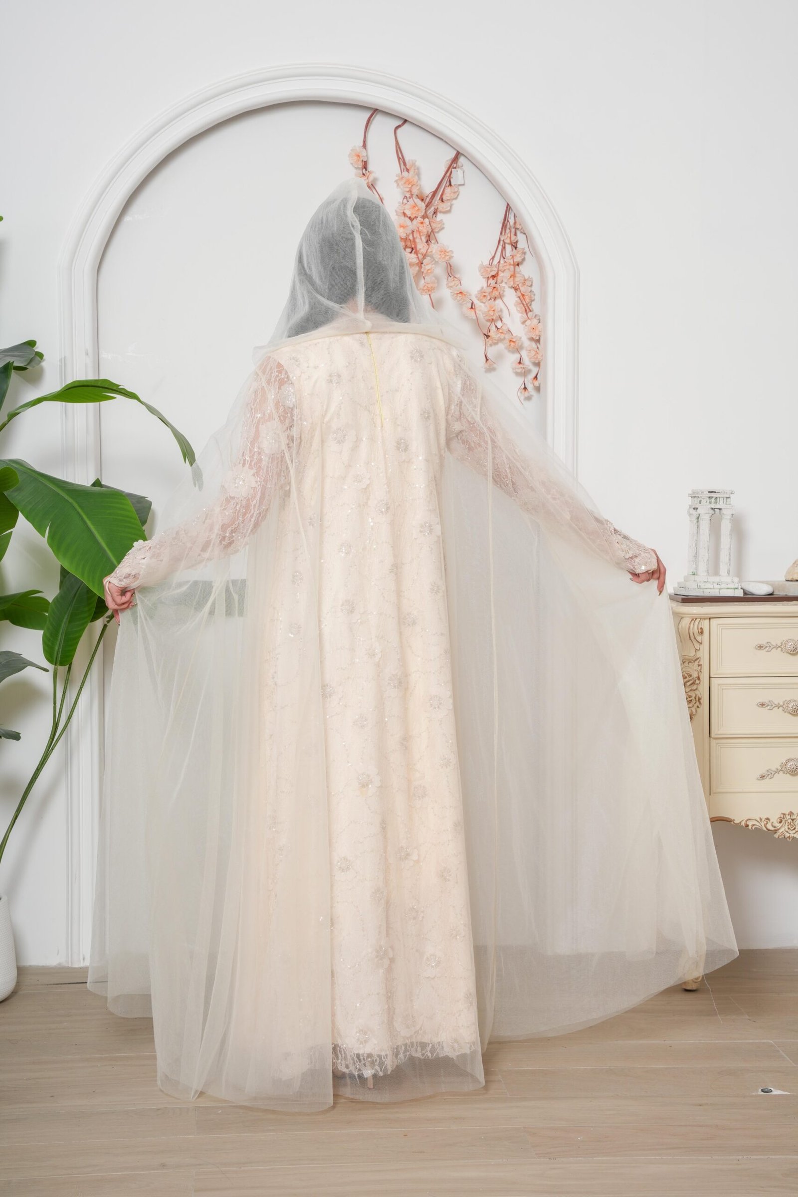 Celeste Ivory Abaya - Image 8