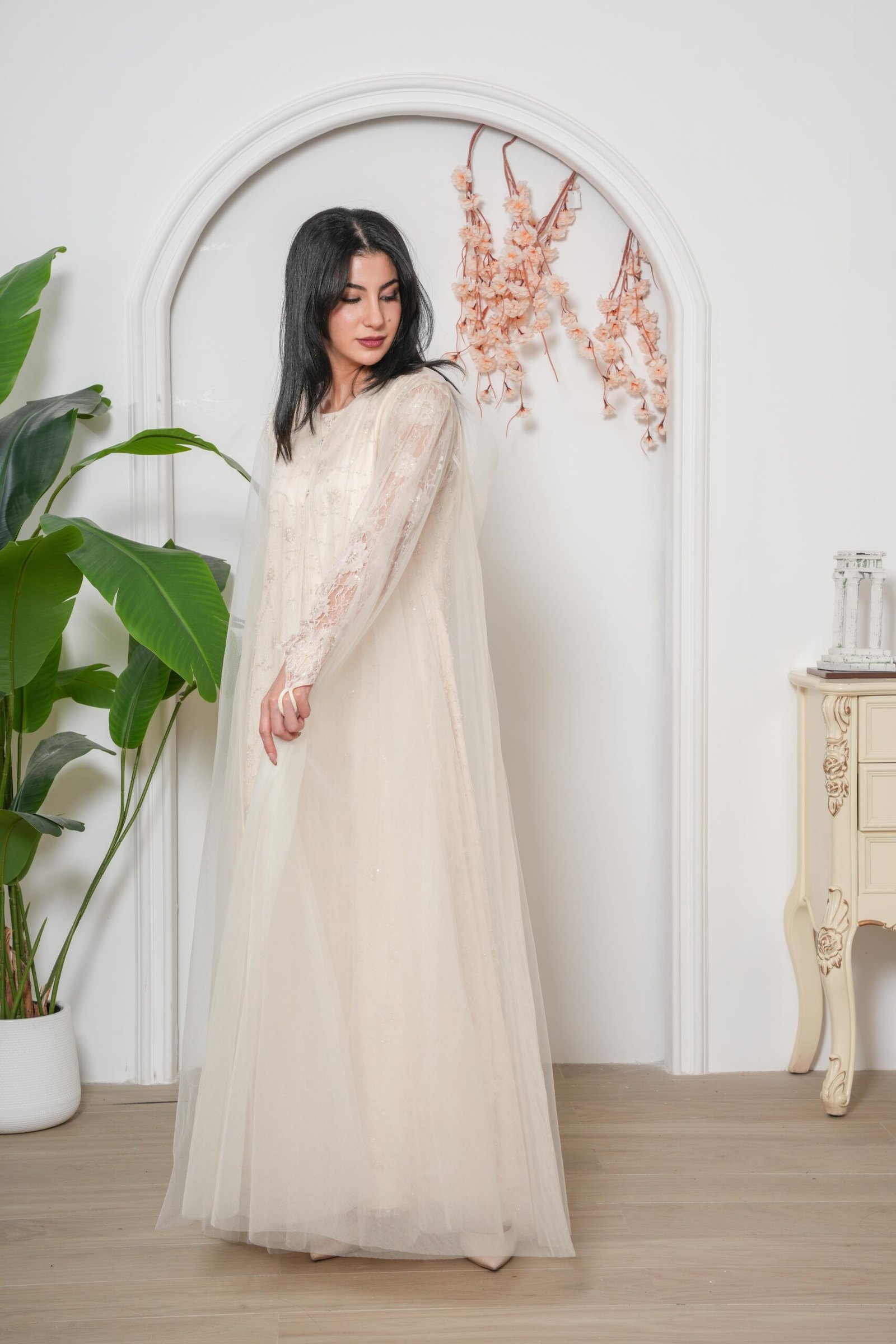 Celeste Ivory Abaya - Image 11